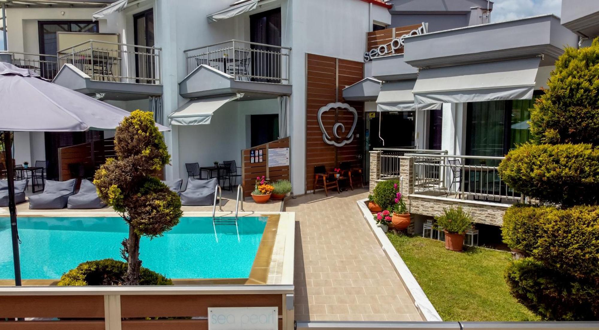 Sea Pearl Luxury Apartments Vrasná Dış mekan fotoğraf