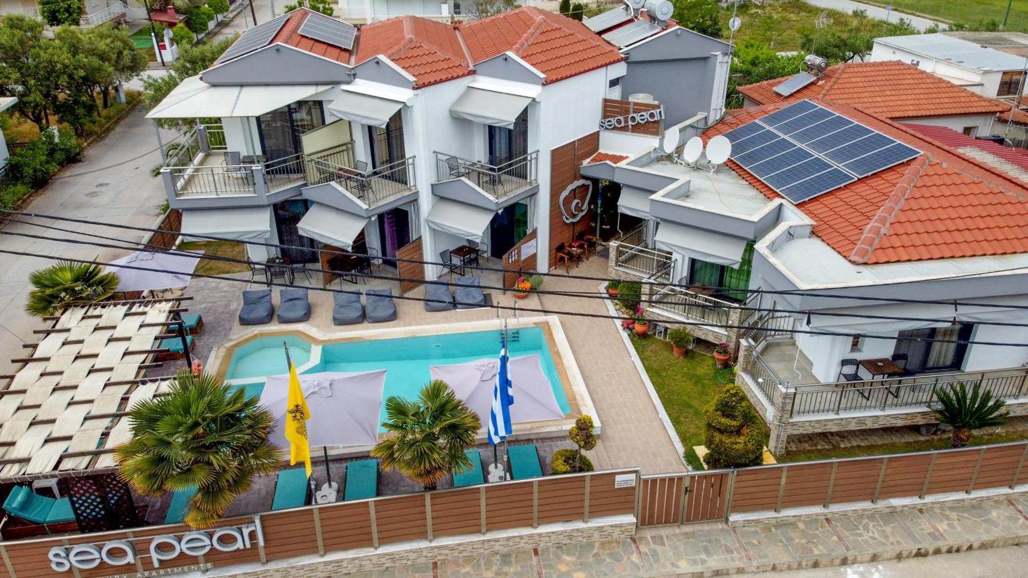 Sea Pearl Luxury Apartments Vrasná Dış mekan fotoğraf